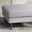 Amber  Square Upholstered Ottoman