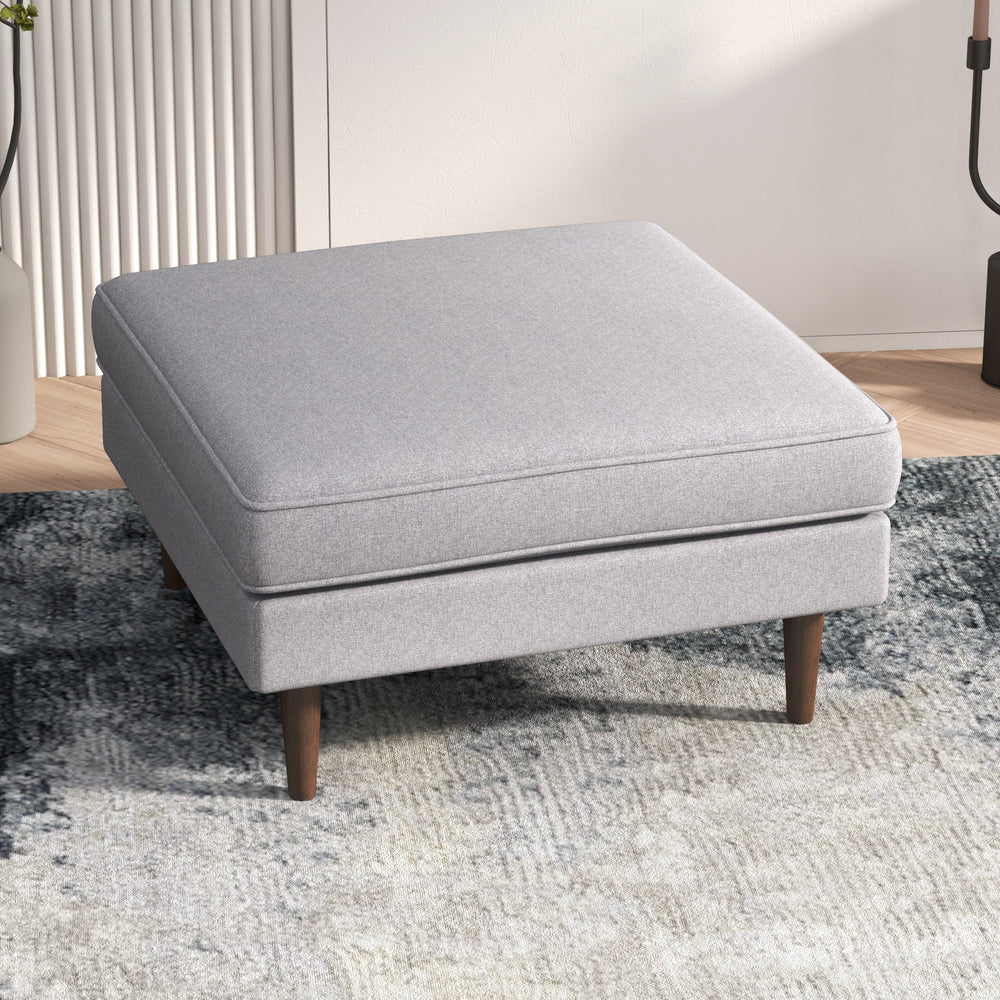 Amber  Square Upholstered Ottoman