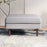 Amber  Square Upholstered Ottoman