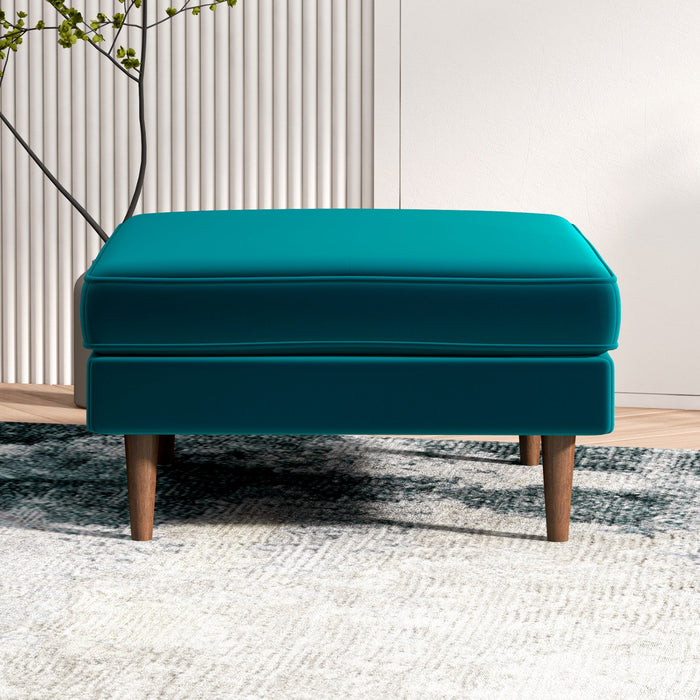 Amber  Square Upholstered Ottoman