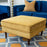 Amber  Square Upholstered Ottoman