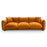 Arlo Burnt Orange Velvet Sofa