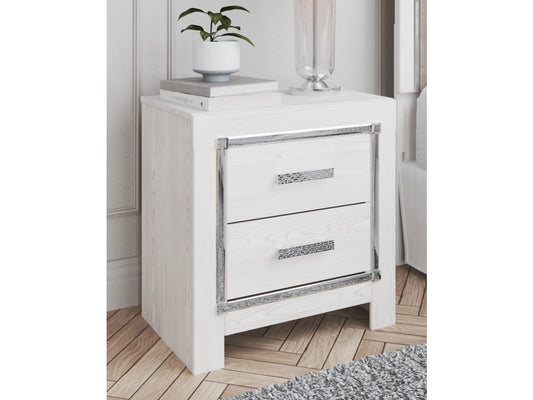 Altyra 24" 2 Drawer Charging Nightstand