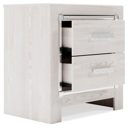 Altyra 24" 2 Drawer Charging Nightstand