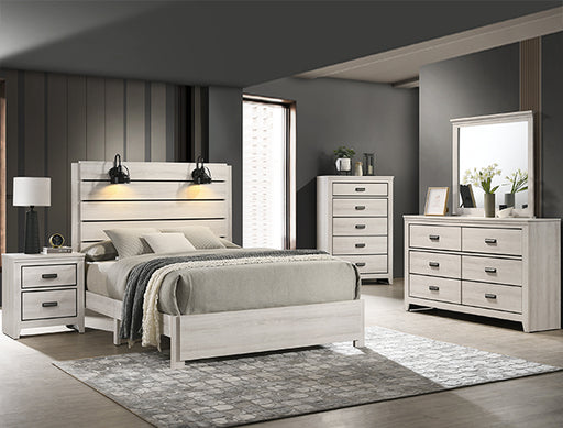 CARTER BEDROOM GROUP WHITE