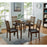 BLACKWOOD 5 PC. ROUND TABLE SET