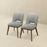 Blake Light Grey Fabric Dining Chair (Set Of 2)