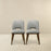 Blake Light Grey Fabric Dining Chair (Set Of 2)