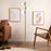 Brilliance Modern Gold Brush Floor Lamp, Opal Glass Shades and Round Metal Base