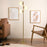 Brilliance Modern Gold Brush Floor Lamp, Opal Glass Shades and Round Metal Base