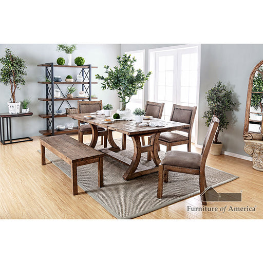 GIANNA 77" 6 PIECE DINING SET