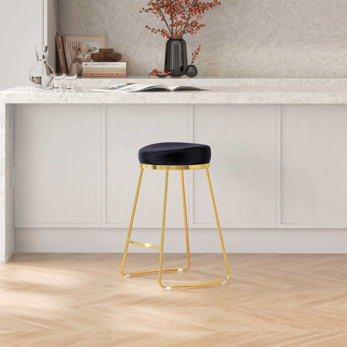 Jane 26"  Luxury Upholstered Stool