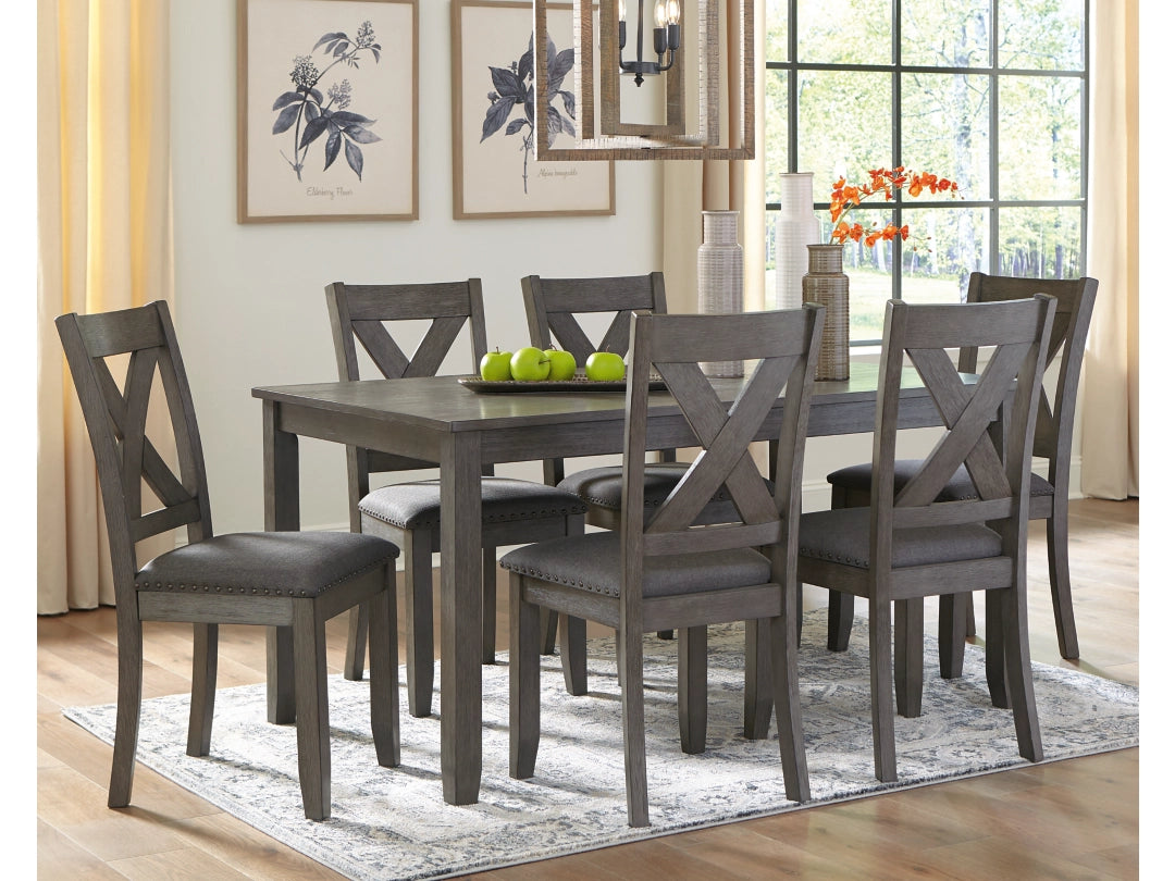 Caitbrook Dining Table and 6 Chairs Set