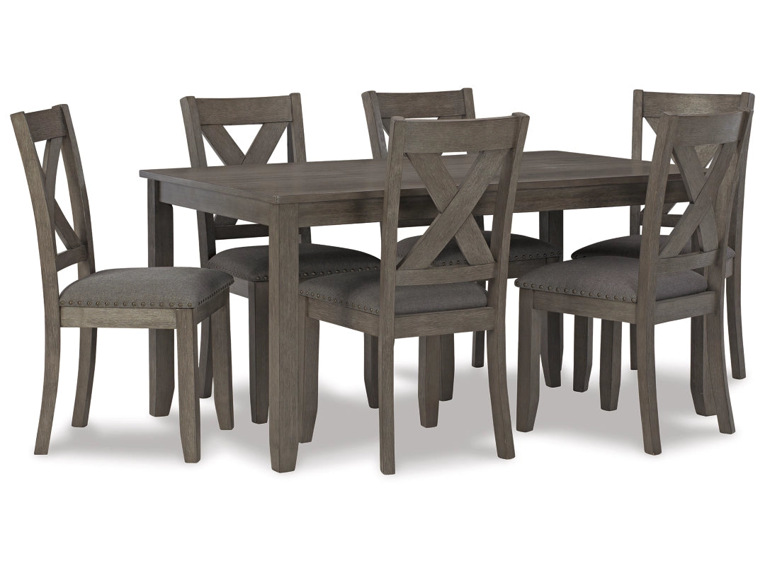 Caitbrook Dining Table and 6 Chairs Set