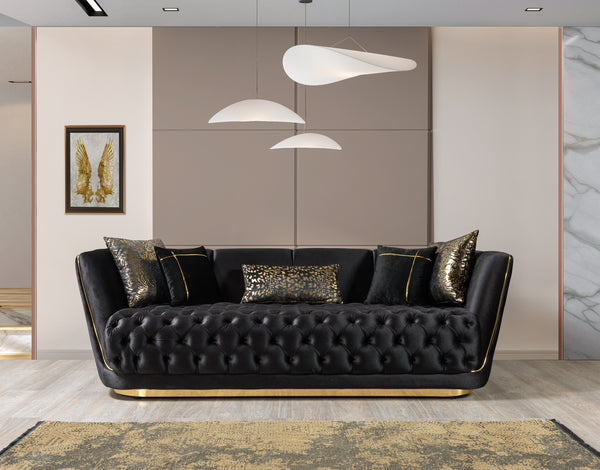 Daphne Velvet Sofa & Loveseat