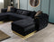 Jessie Velvet Double Chaise Sectional