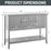 Wooden Sideboard Buffet Console Table with Drawers and Storage