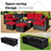 8 Pieces Patio Furniture Set with Storage Box and Waterproof Cover