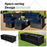 8 Pieces Patio Furniture Set with Storage Box and Waterproof Cover