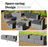 8 Pieces Patio Rattan Furniture Set with Storage Waterproof Cover and Cushion