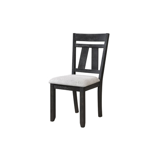 MARIBELLE SIDE CHAIR WHEAT CHARCOAL