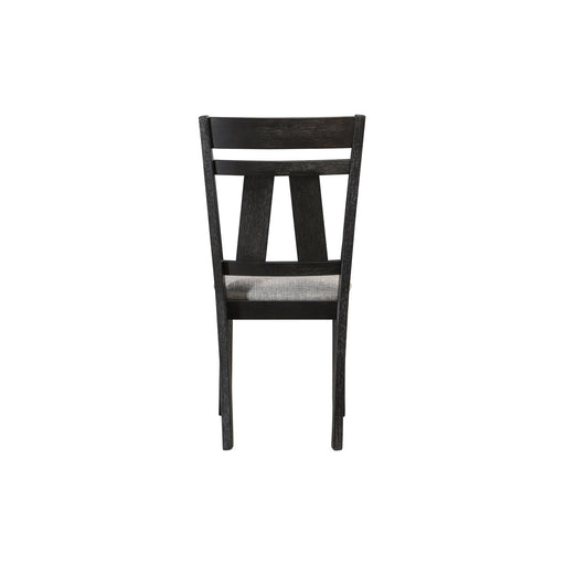 MARIBELLE SIDE CHAIR WHEAT CHARCOAL