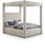 Canopy Velvet Bluetooth Bed