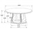 Trofello 5-piece Round Dining Set White Washed