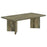 Andando Rectangular Solid Wood Coffee Table Mango Brown