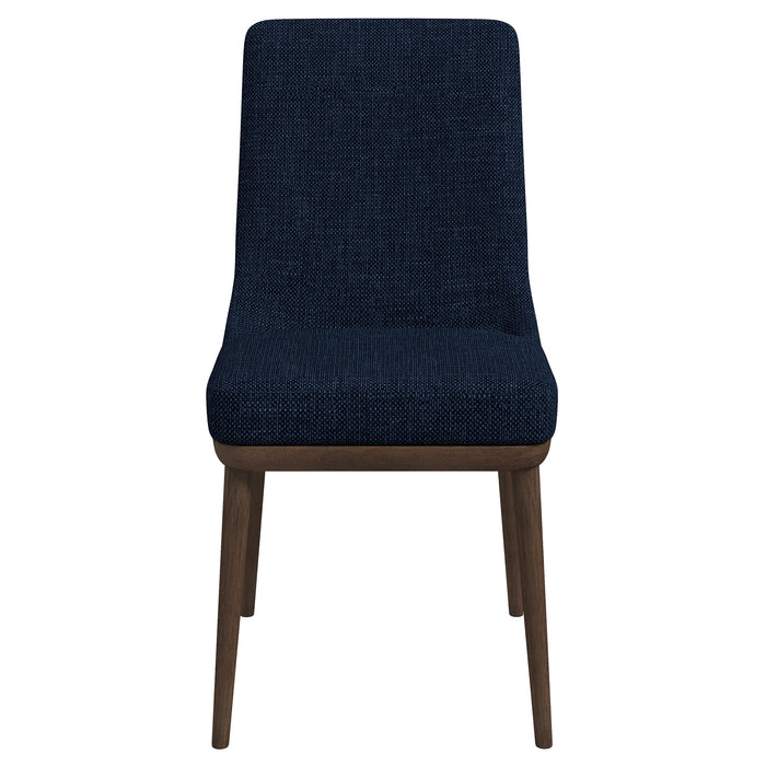 Kate  Dark Blue Fabric Dining Chair (Set Of 2)