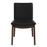 Laura  Black PU Solid Wood Dining Chair (Set Of 2)