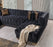 Ariana  Velvet  Double Chaise Sectional