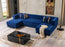 Ariana Velvet  Double Chaise Sectional