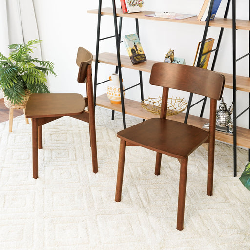 Pierre Walnut Dining Chair (Set Of 2)