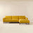 Ella L-Shaped Dark Yellow Linen Left Sectional Couch