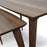 Ronald  MDF Nesting Accent Tables In Walnut (Set Of 3)