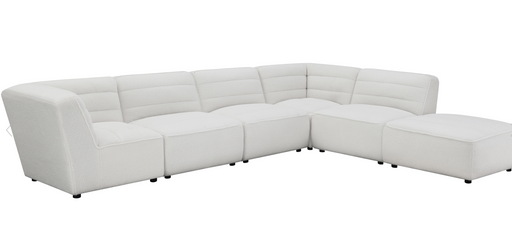 Sunny 6-Piece Upholstered Sectional Natural