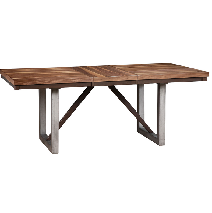 Spring Creek Dining Table with Extension Leaf Natural Walnut