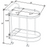 Desiree 2-Tier Bar Cart With Casters Gold