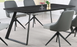 Smith Rectangle Ceramic Top Dining Table Black And Gunmetal