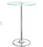 Thea LED Bar Table Chrome and Clear