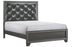 Kaia Gray Panel Bed