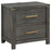 Kieran 2-drawer Nightstand Bedside Table Grey