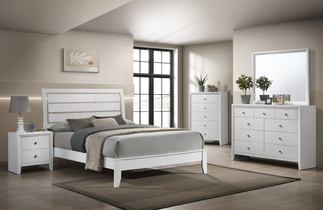 EVAN WHITE BEDROOM SET