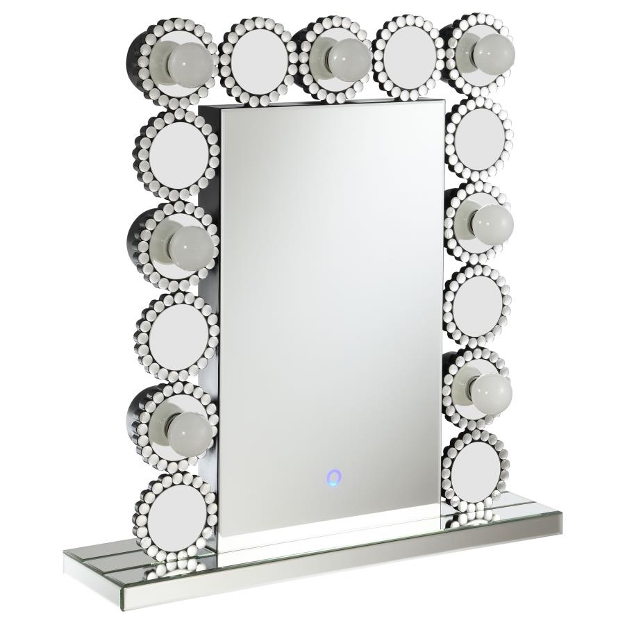 Aghes Rectangular Table Mirror With LED Lighting Mirror