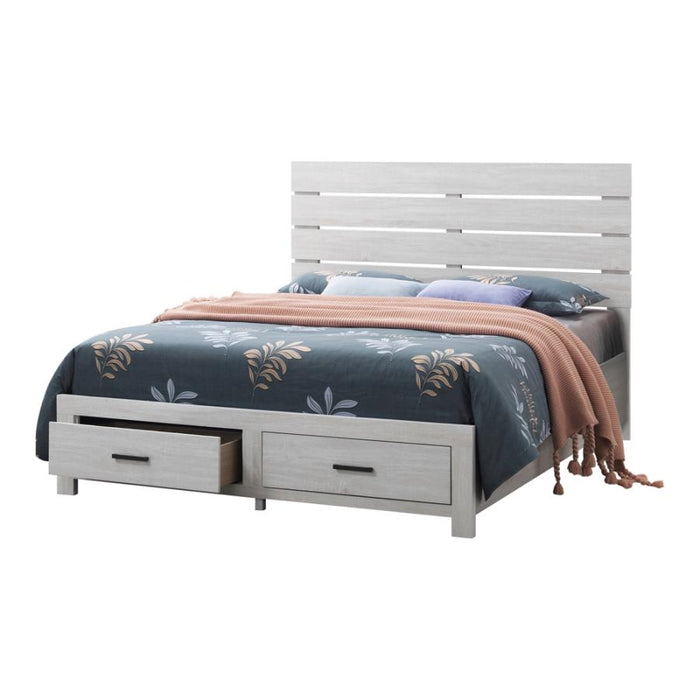 Brantford Storage Bed Coastal White