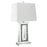 Ayelet Table Lamp With Square Shade White And Mirror