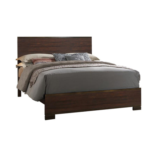 Edmonton Bedroom Set Rustic Tobacco and Dark Bronze