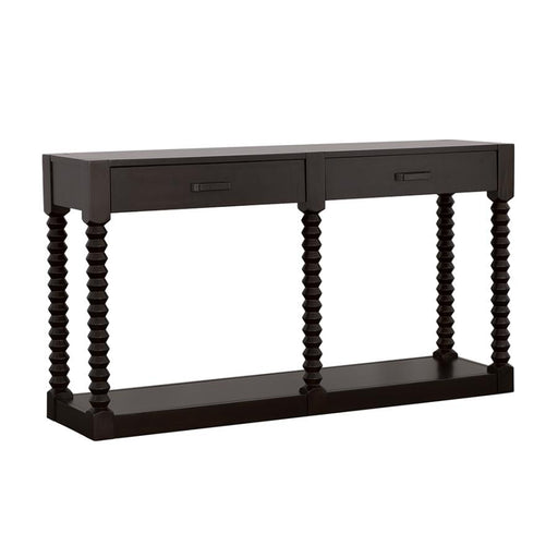 Meredith 2-Drawer Sofa Table Coffee Bean