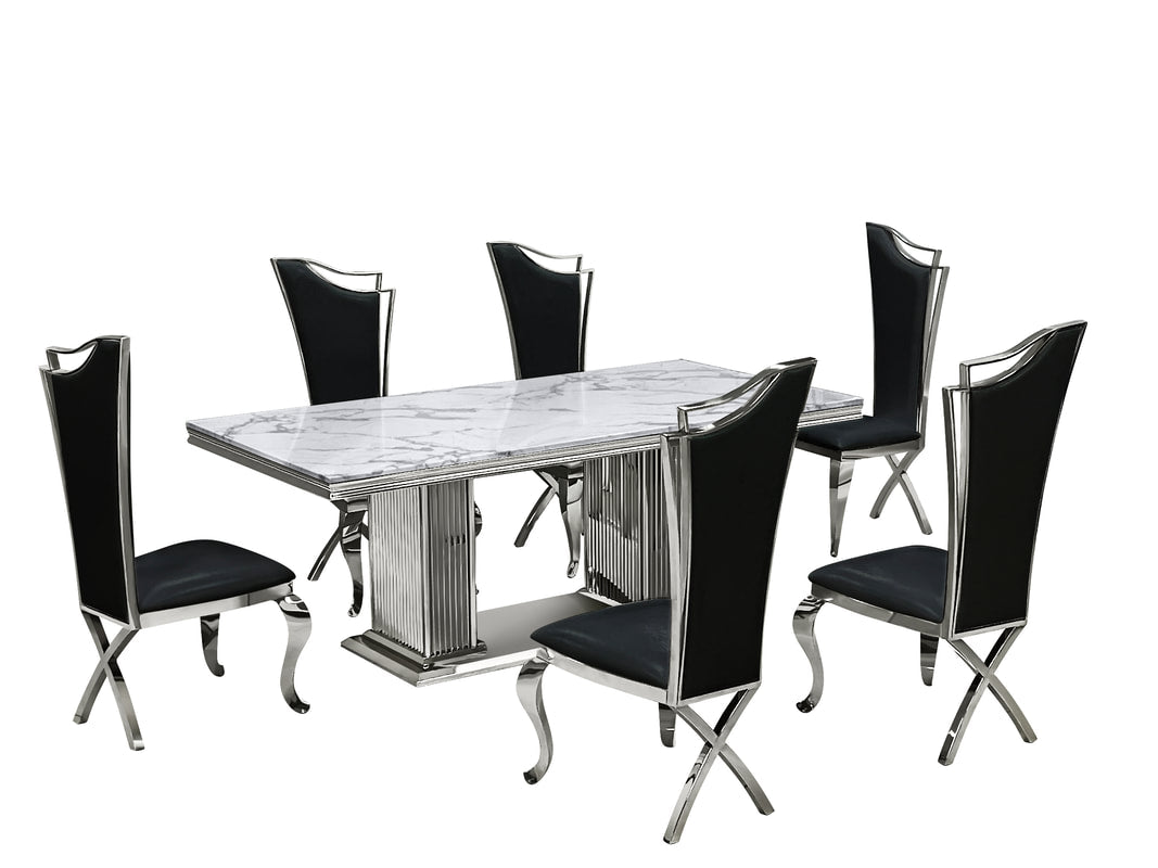 7 PIECE DINING SET